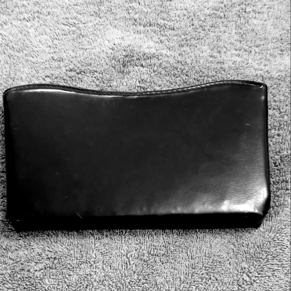1950s Black Vinal Vintage Clutch